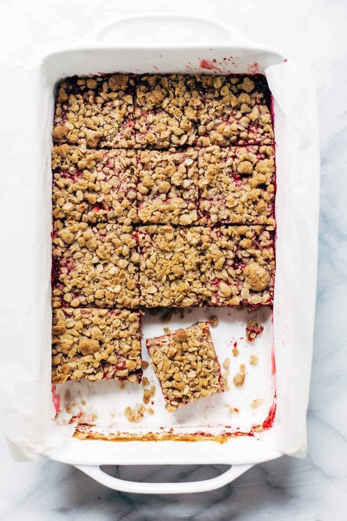 Crumble aux Framboises