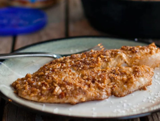 Tilapia en Croûte d'Amandes