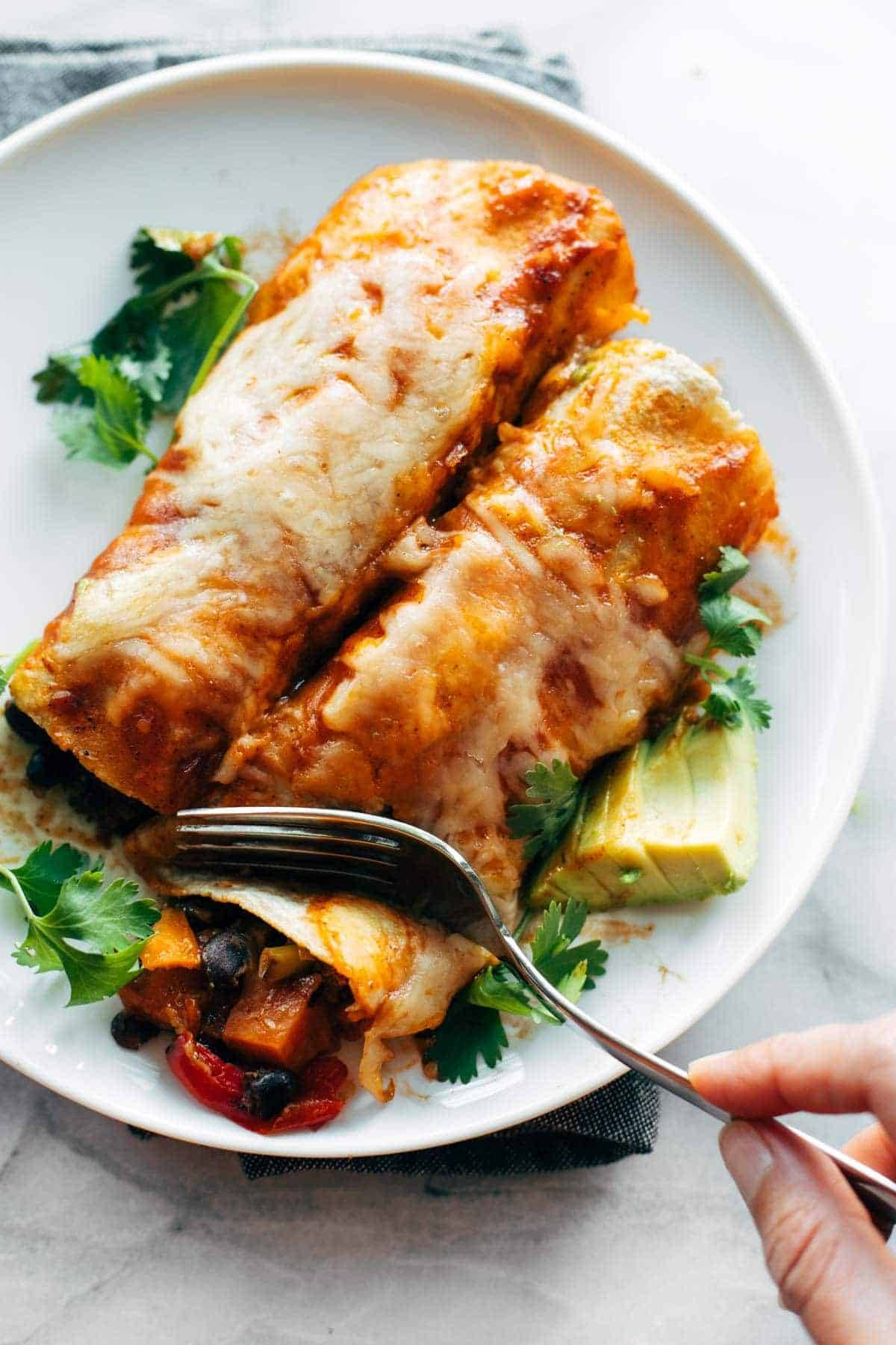 Enchiladas aux Légumes