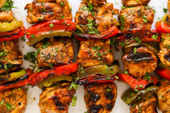 La recette des Shish Tawook - Brochettes de Poulet