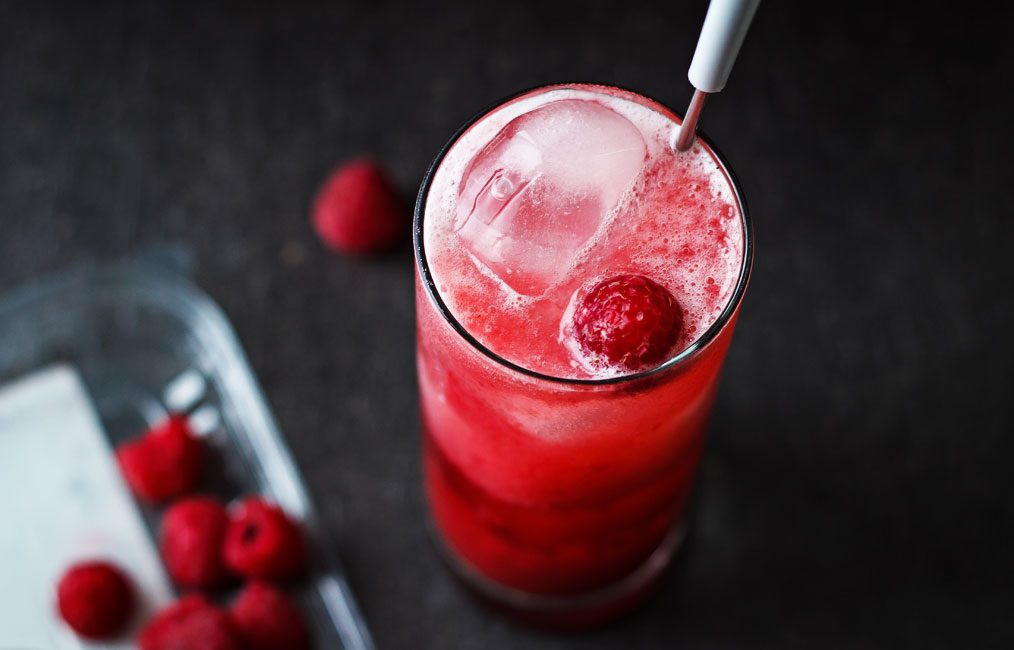 Le résultat final de la recette de Margarita à la Framboise