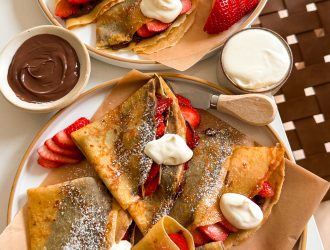 Recette des Crêpes au Chocolat et Fraises