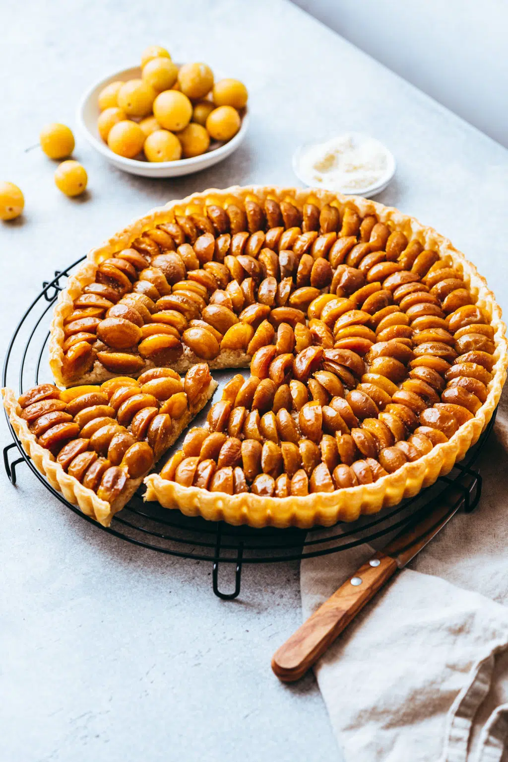 La recette de la Tarte aux Mirabelles