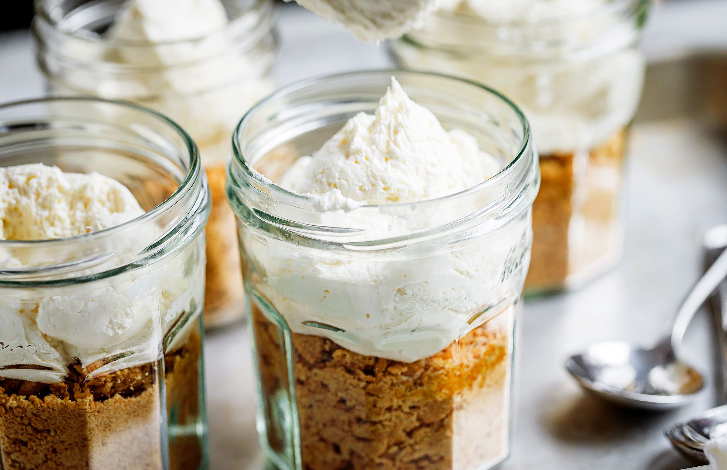 La recette des Pots de Cheesecake à la Vanille