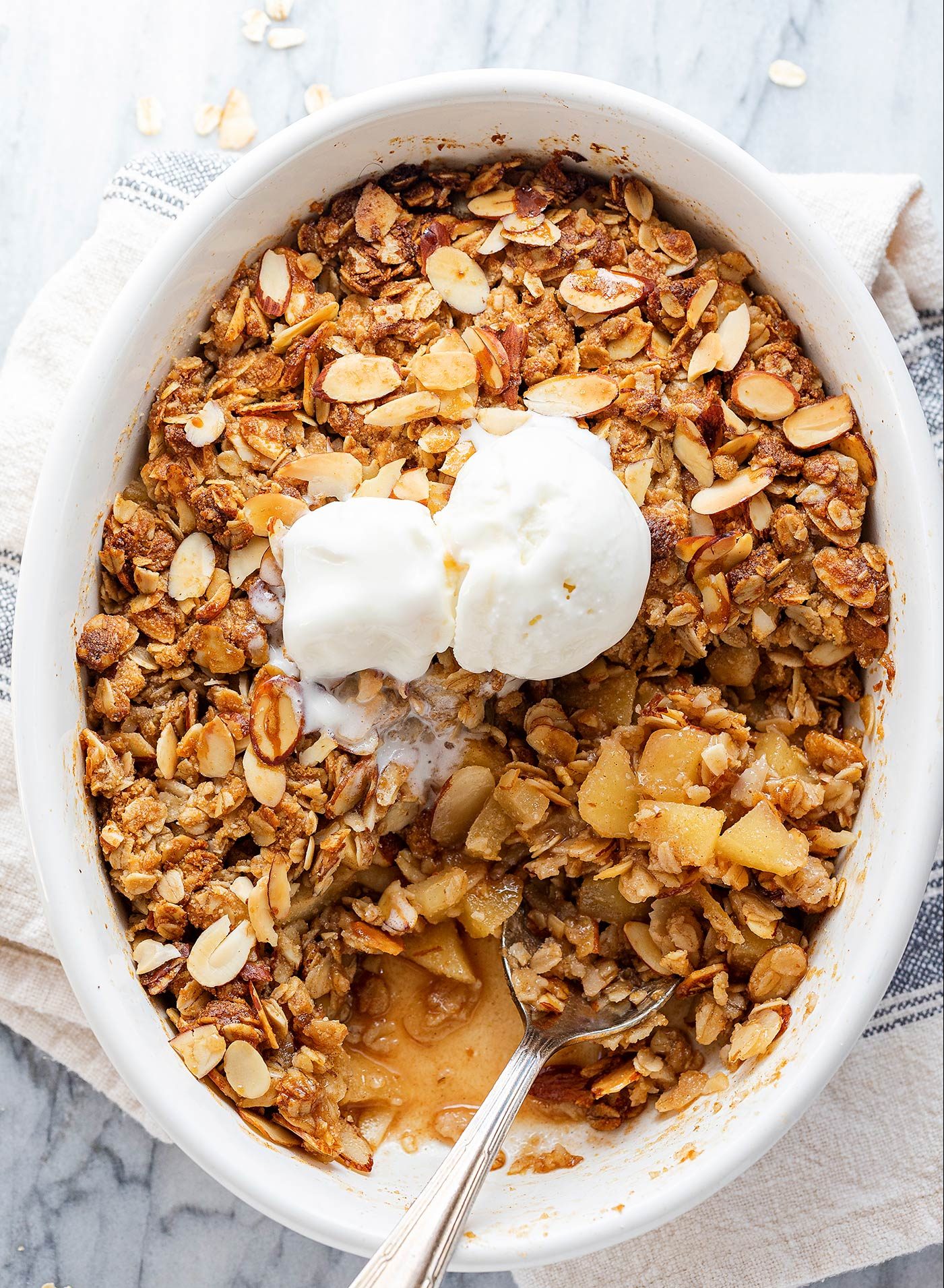 La recette du Crumble aux Pommes Healthy