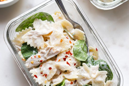 La recette de la Salade Express de Poulet et Pâtes