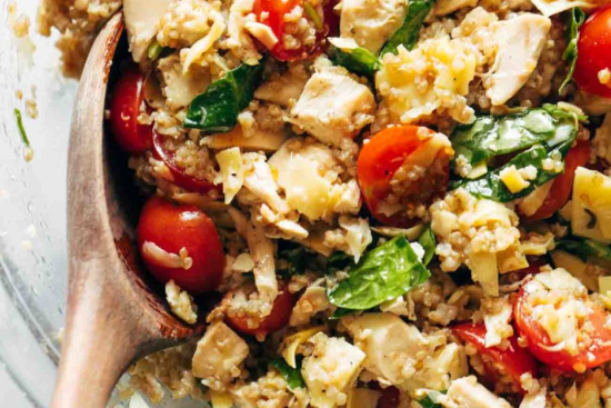 Salade de quinoa au poulet