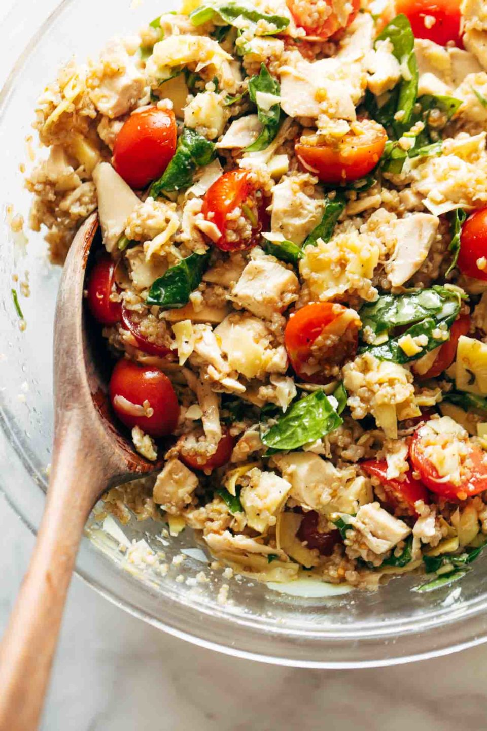 Salade de quinoa au poulet