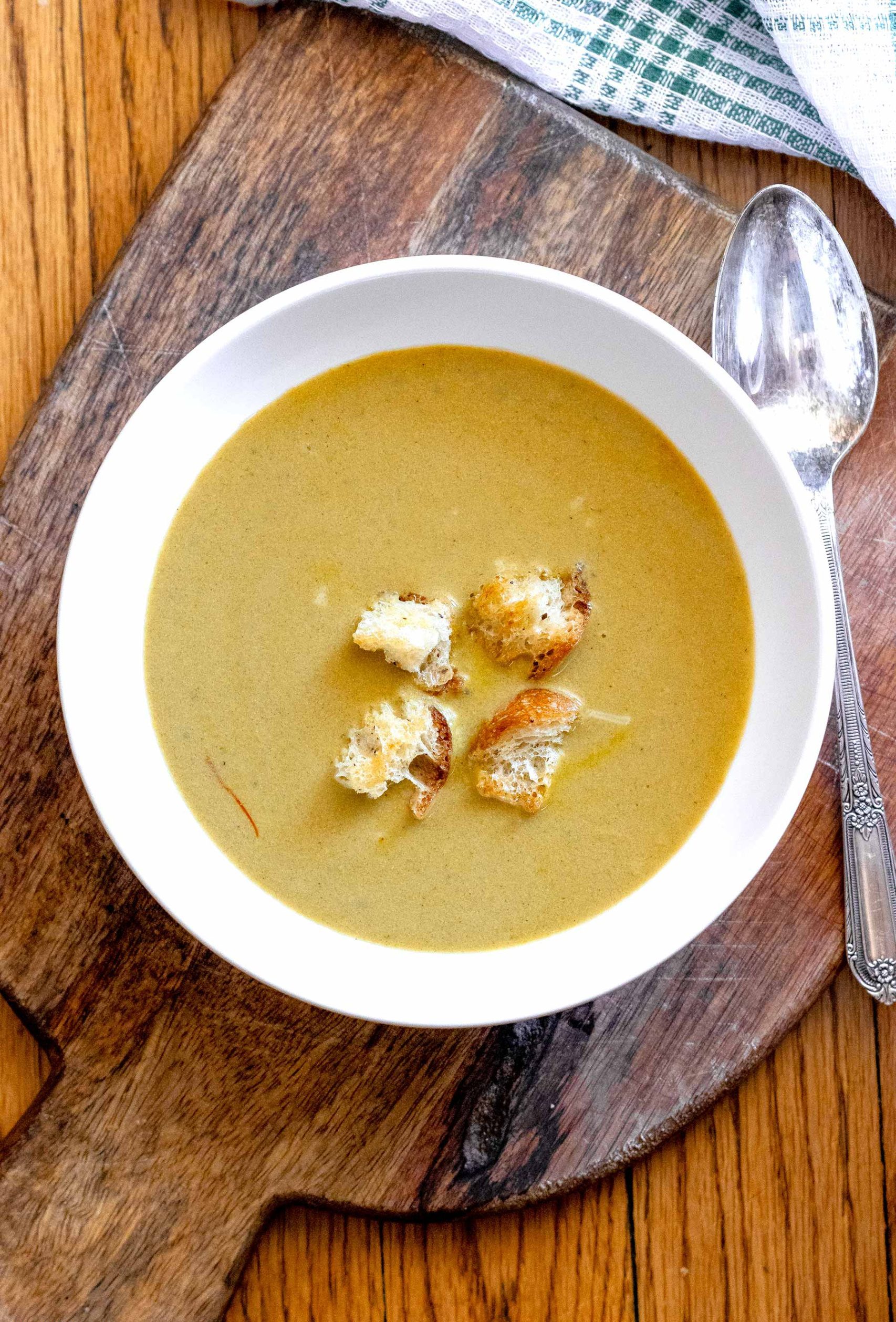 La recette de la Soupe Crémeuse aux Moules