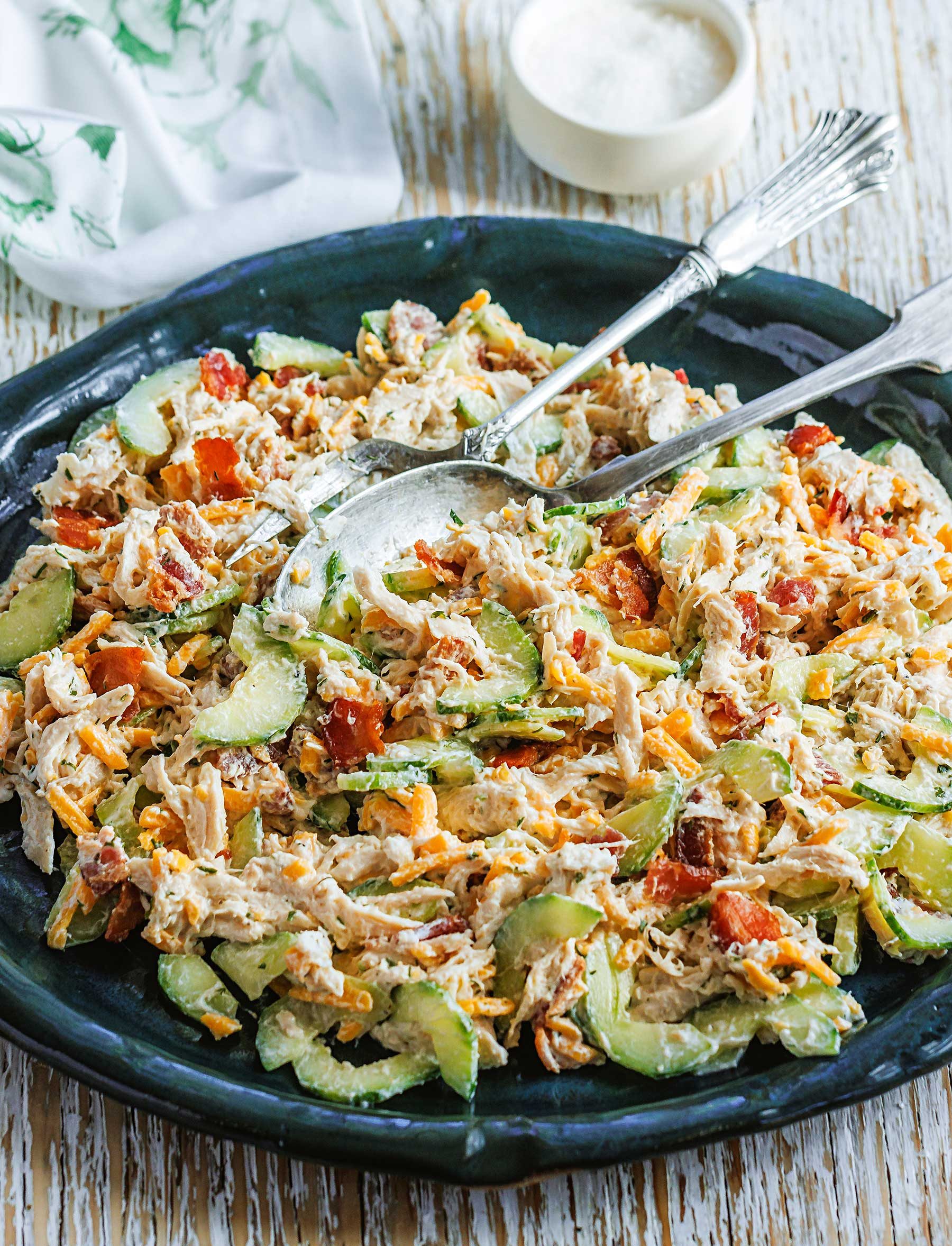 La recette de la Salade de Poulet au Bacon et Ranch