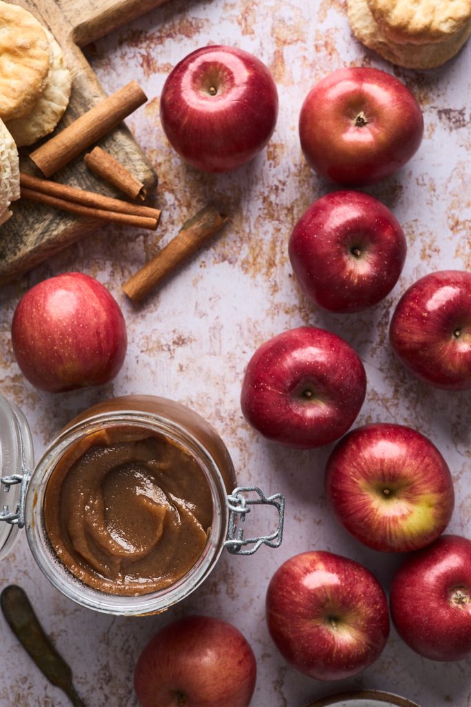 Le pot final de la Beurre de Pommes Fait Maison
