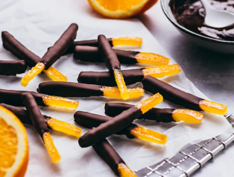 La recette des ORANGETTES AU CHOCOLAT