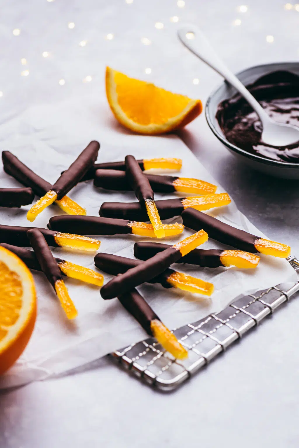 La recette des ORANGETTES AU CHOCOLAT